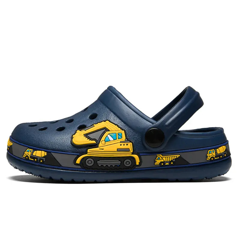 High Quality EU 24-EU27 excavator Cute Beach Water clogs EVA material Wear resistant and non-slip kids clogs